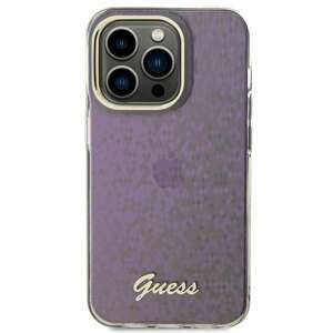 Etui Guess GUHCP15SHDECMP iPhone 15 6.1" różowy/pink hardcase IML Faceted Mirror Disco Iridescent Case