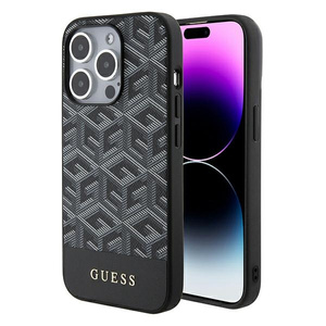 Etui Guess Guhmp15xhgcfsek Iphone 15 Pro Max 6.7" Czarny/black Hardcase Gcube Stripes Magsafe Case