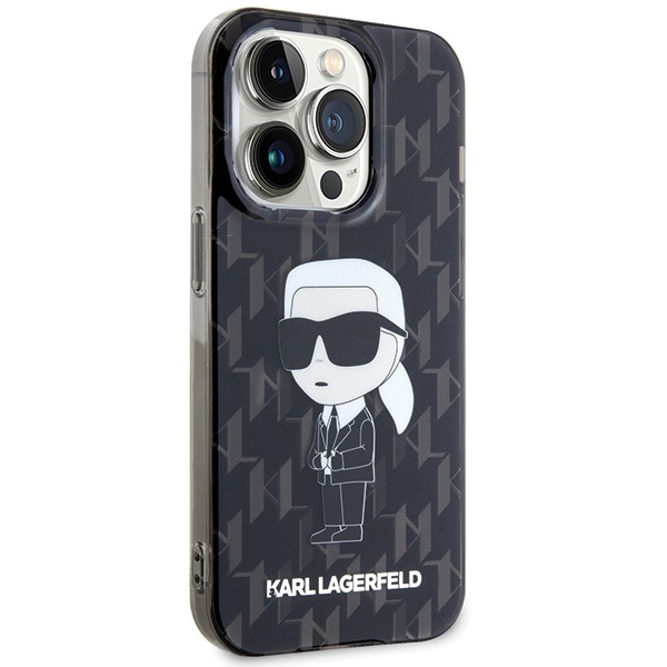 Etui Karl Lagerfeld KLHCP15LHNKMKLK iPhone 15 Pro 6.1" transparent hardcase Monogram Ikonik Case