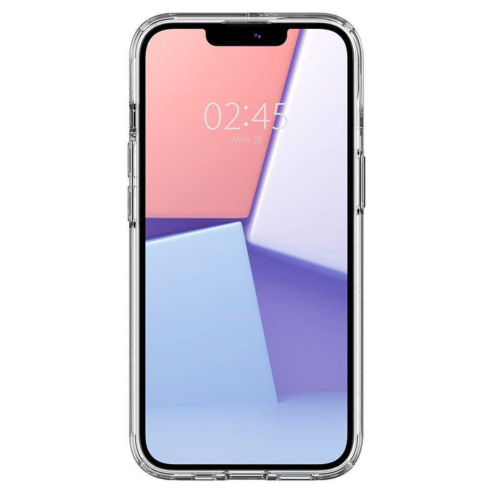 Etui iPhone 13 Spigen Ultra Hybrid Crystal Przezroczyste Clear Case + Szkło Hartowane Spigen Glas.tr Slim