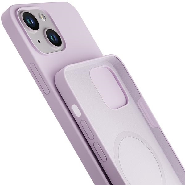 3MK Hardy Case iPhone 14 6,1" fioletowy/light purple MagSafe