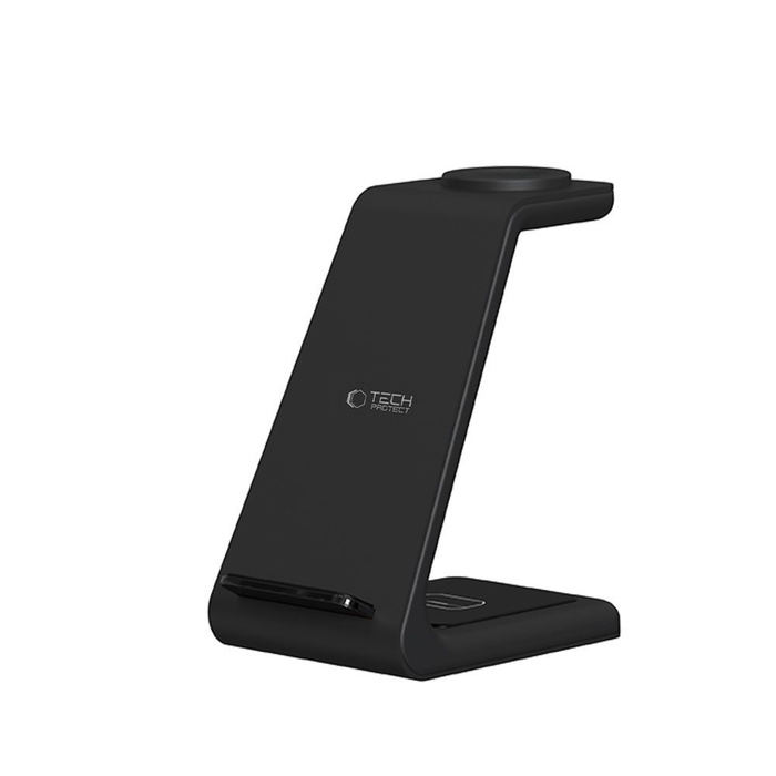 TECH-PROTECT QI15W-A36 3IN1 WIRELESS CHARGER FOR APPLE BLACK