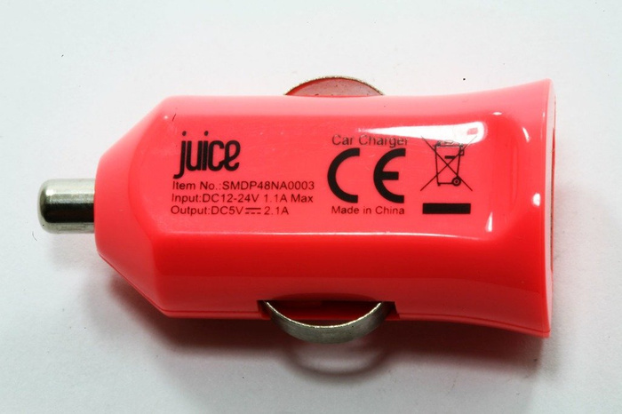 ŁADOWARKA Samochodowa USB 2.1A Uniwersalna Juice