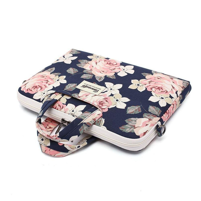 Etui CANVASLIFE Briefcase Macbook Pro 15 Navy Rose Granatowe Case