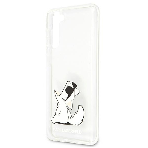 Etui KARL LAGERFELD Samsung Galaxy S21 Plus Choupette Fun Bezbarwny Hardcase