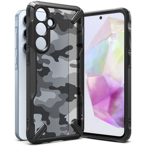 Etui Ringke Fusion X Samsung Galaxy A35 5g Camo Black Case