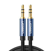 Ugreen kabel audio AUX wtyczka prosta minijack 3,5 mm 3m niebieski (AV112)