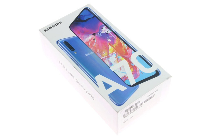 PUDEŁKO SAMSUNG Galaxy A70 Blue Niebieski