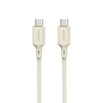 Kabel Dudao L7SCC USB-C - USB-C 100W 2m - beżowy