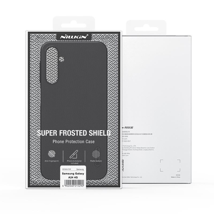 NILLKIN super frosted shield SAMSUNG A24 4G BLACK / CZARNY