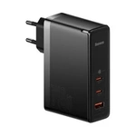 Ładowarka sieciowa Baseus GaN5 Pro 2xUSB-C + USB, 140W (czarna)