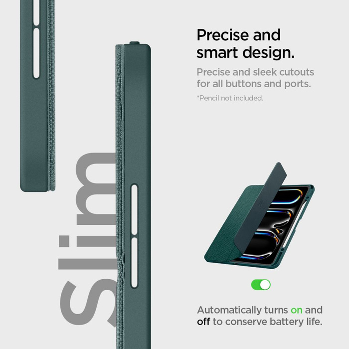 SPIGEN URBAN FIT IPAD PRO 13 7 / 2024 MIDNIGHT GREEN