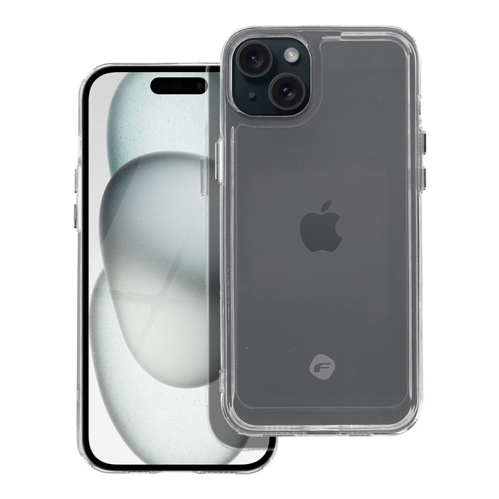 FORCELL F-PROTECT Clear Case futerał do IPHONE 15 Plus transparentny