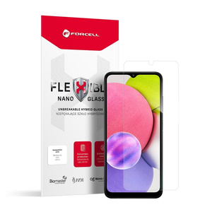 Forcell Flexible Nano Glass - szkło hybrydowe do Samsung Galaxy A03s