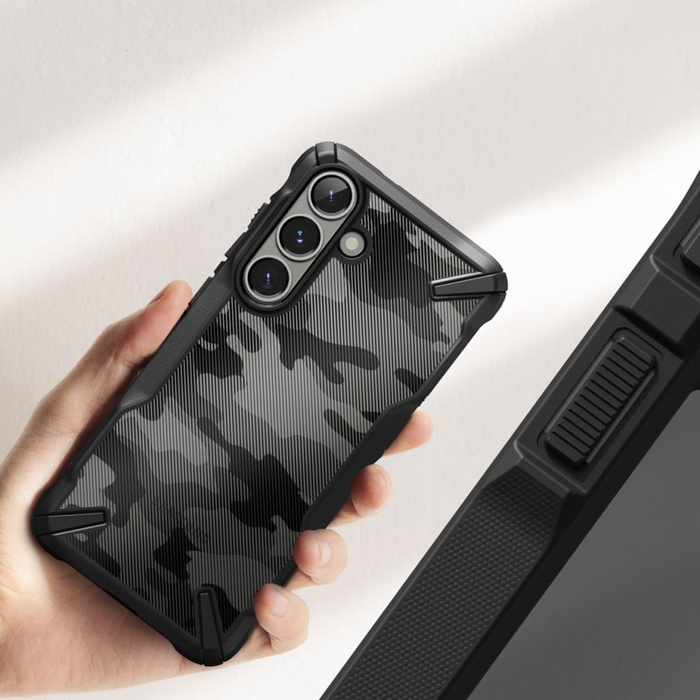 RINGKE FUSION X GALAXY S25 CAMO BLACK