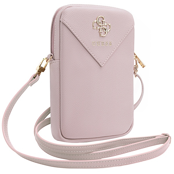 Guess Torebka GUWBZPGSTEGP różowy/pink Zip Triangle 4G