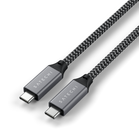 Satechi - kabel USB4 - USB-C - USB-C 100W 80cm (space gray)