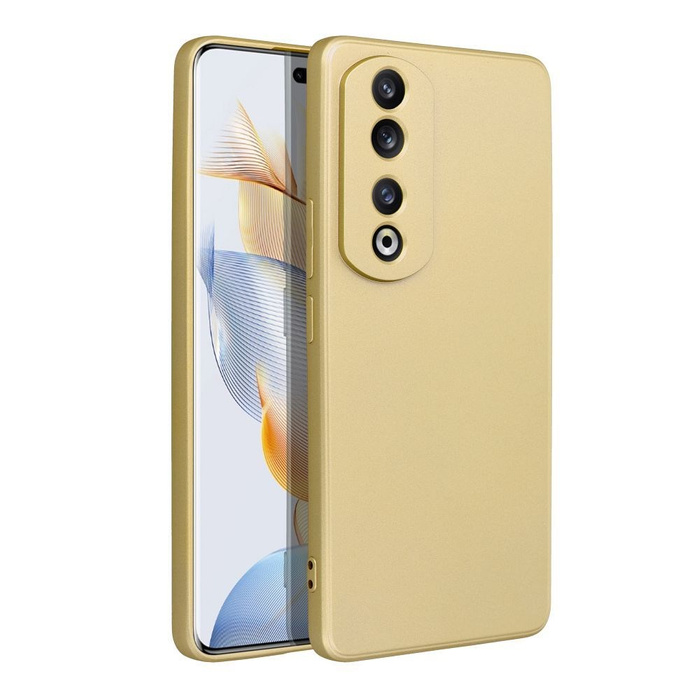 Etui Futerał METALLIC do HONOR 90 PRO 5G złoty Case