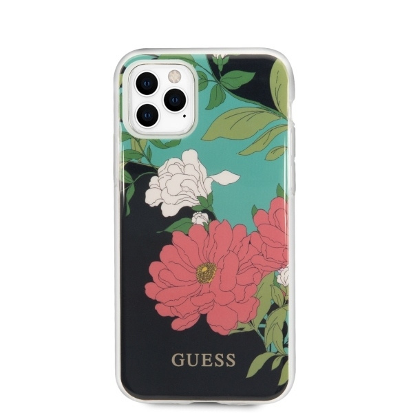 Etui GUESS Apple iPhone 11 Pro N°1 Flower Collection Czarny Case