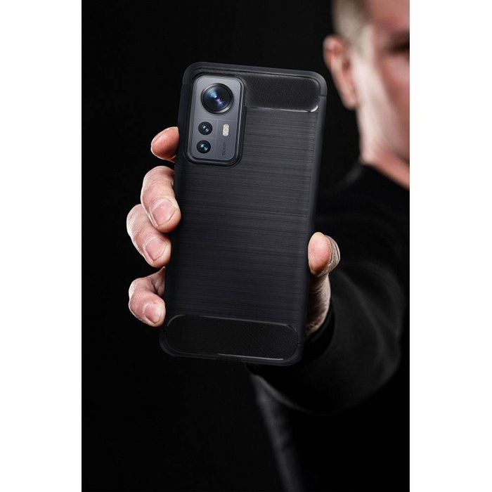 Etui Futerał CARBON do REALME C55 czarny Case