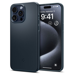 Etui Spigen Thin Fit iPhone 15 Pro Metal Slate Case