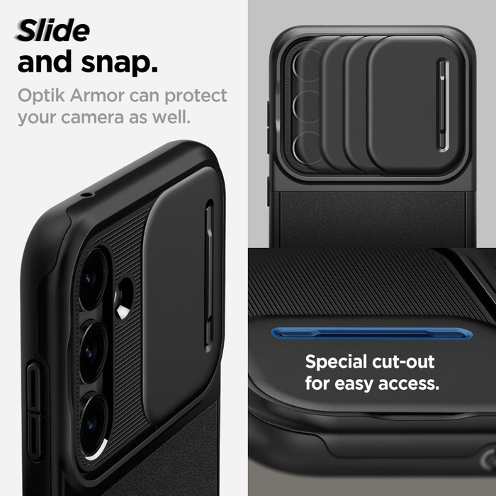 Etui Spigen Optik Armor Galaxy S23 FE Black Case