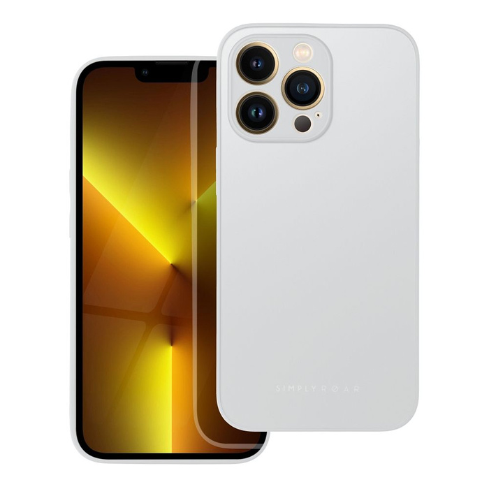 ROAR futerał MATTE GLASS do IPHONE XS stalowy