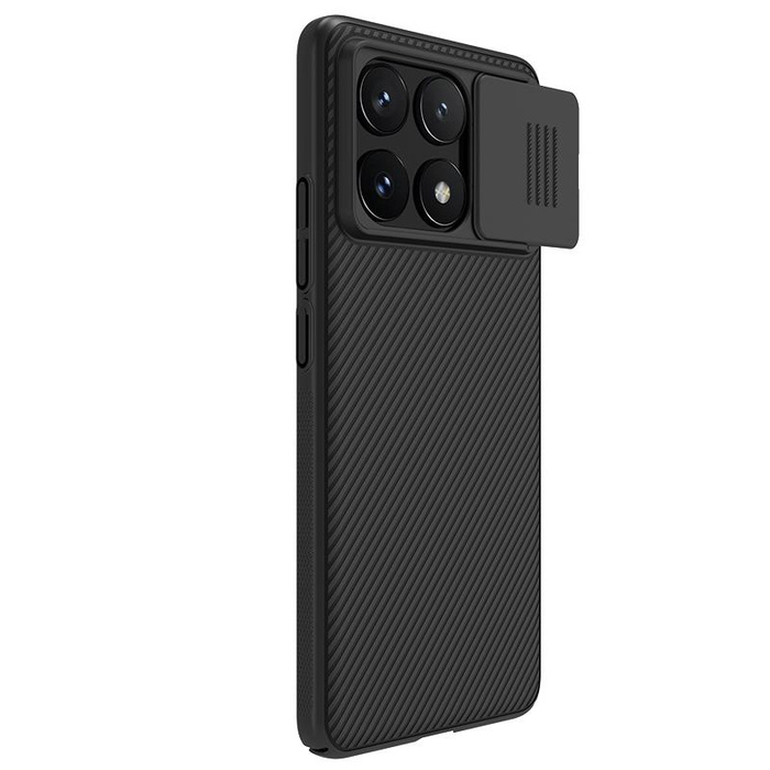 NILLKIN CAMSHIELD CASE XIAOMI REDMI NOTE K70E/POCO X6 PRO 5G, BLACK / CZARNY