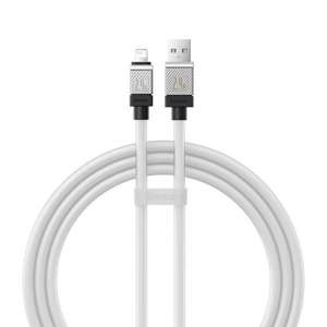 BASEUS kabel USB do Apple Lightning 8-pin CoolPlay 2,4A 1m biały CAKW000402