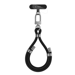 TECH-PROTECT C4S ROPE WRIST STRAP BLACK/SILVER