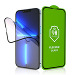 Szkło hybrydowe Bestsuit Flexible 5D Full Glue do iPhone 16 Plus czarny