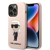 Etui KARL LAGERFELD Apple iPhone 14 Pro Silicone NFT Ikonik Magsafe Różowy Hardcase