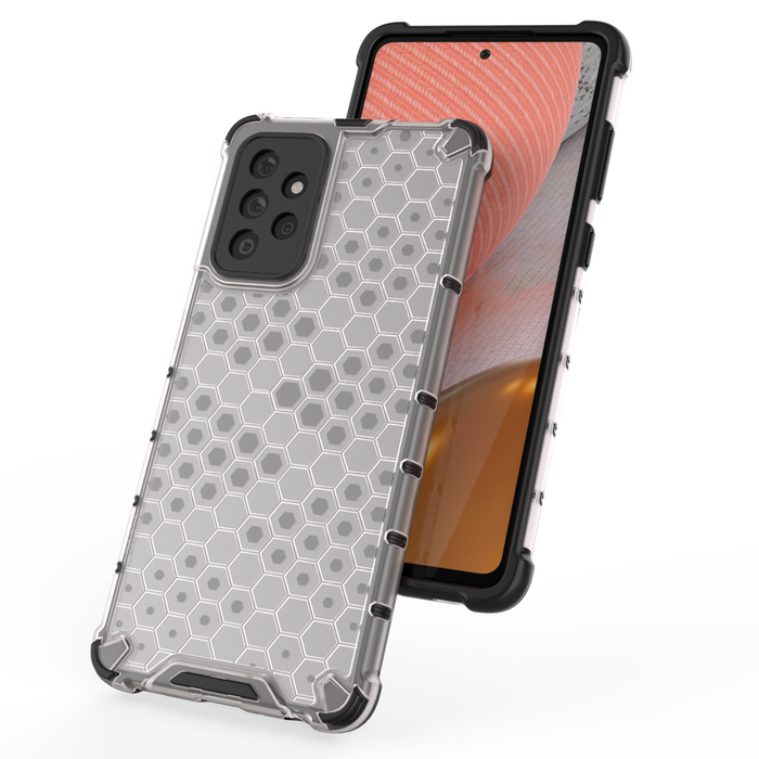 Honeycomb etui pancerny pokrowiec z żelową ramką Samsung Galaxy A53 5G czarny