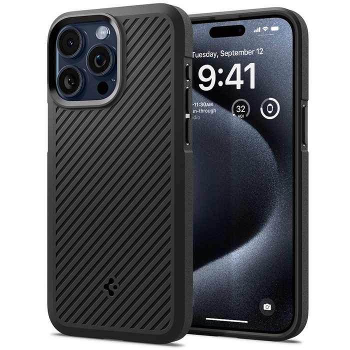 Etui iPhone 15 Pro Max Spigen Core Armor Matte Black Case