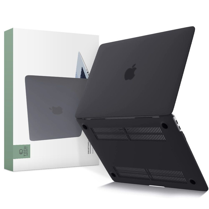 Etui TECH-PROTECT Smartshell Macbook Air 13 2018 Matte Black Czarne Case