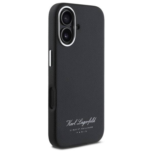 Etui Karl Lagerfeld iPhone 16 Pro 6,1" hardcase czarny/black hotel RSG