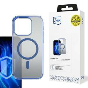 Etui 3MK Frosty MagCase iPhone 16 Pro Max niebieski/blue