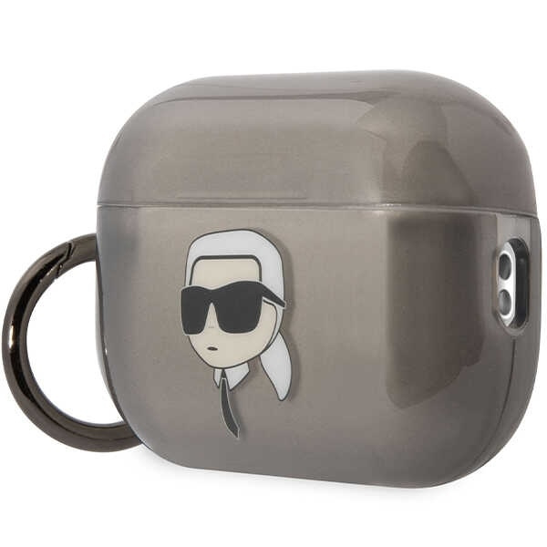 Etui Karl Lagerfeld KKLAP2HNIKTCK Airpods Pro 2 cover czarny/black Ikonik Karl Lagerfeld Case