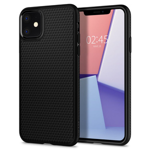 Etui Iphone 11 SPIGEN Liquid Air Apple Matte Black Czarne Case