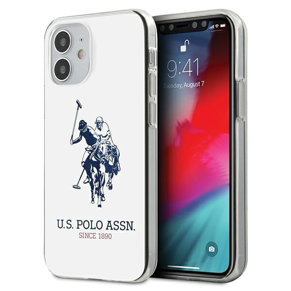 Etui US POLO Apple iPhone 12 Mini Shiny Big Logo USHCP12STPUHRWH Biały Case