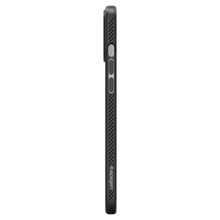 Etui SPIGEN iPhone 12 / 12 Pro Liquid Air Matte Black Czarne Case