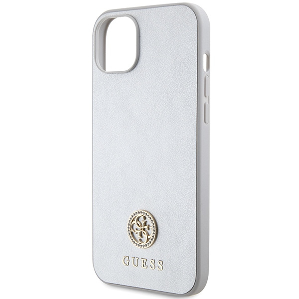 Etui Guess GUHCP15MPS4DGPS iPhone 15 Plus 6.7" srebrny/silver hardcase Strass Metal Logo