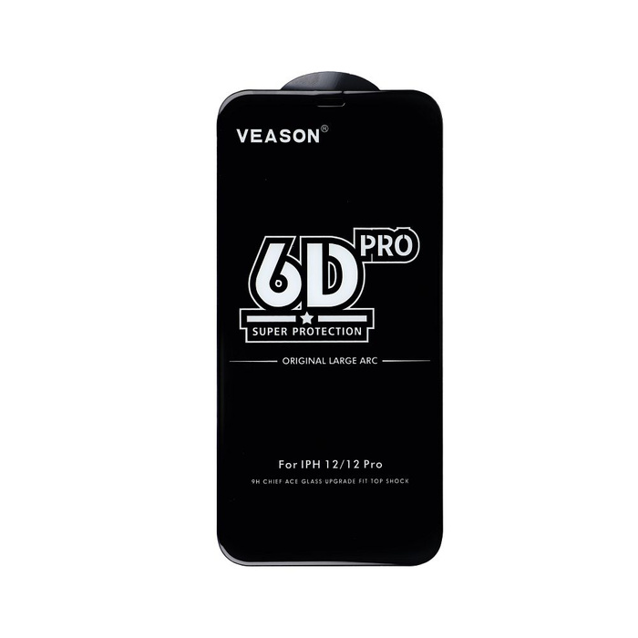 Szkło Hartowane 6D Pro Veason Glass - do Iphone 14 Pro Max czarny