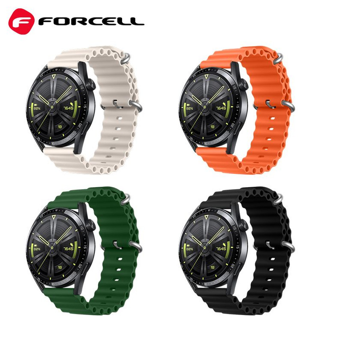 FORCELL F-DESIGN FS01 pasek do SAMSUNG Watch 20 mm czarny