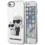 Etui Karl Lagerfeld KLHCI8HNKCTGT iPhone 7/8/ SE 2020 / SE 2022 transparent hardcase Gliter Karl&Choupette Case