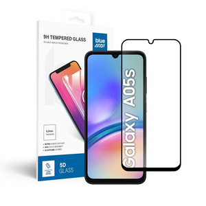 Szkło hartowane Blue Star 5D - do Samsung A05s (full glue/case friendly) - czarny