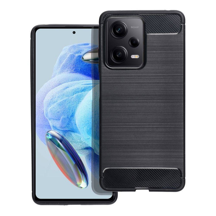 Etui Futerał CARBON do XIAOMI Redmi NOTE 12 PRO 5G czarny Case