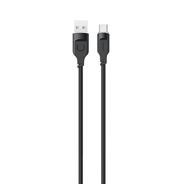 USAMS Kabel USB-C PD Fast Charging 1,2m 6A Lithe Series czarny/black SJ568USB01(US-SJ568)