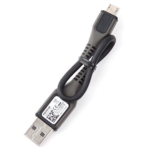 Krótki Kabel Micro USB do laptopa NOKIA CA-101D Asha C3 E52 N8 Lumia 930 950