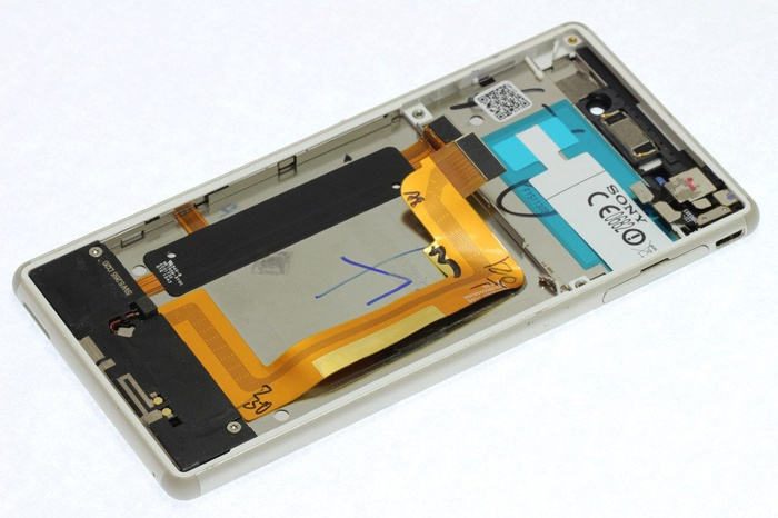 WYŚWIETLACZ SONY Xperia M4 Aqua Srebrny Grade B LCD Dotyk